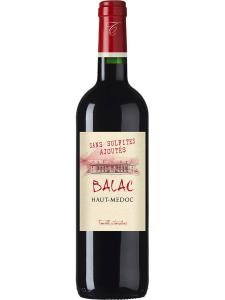 Chateau Balac 'Sans Sulfites Ajoutes', Haut-Medoc, France